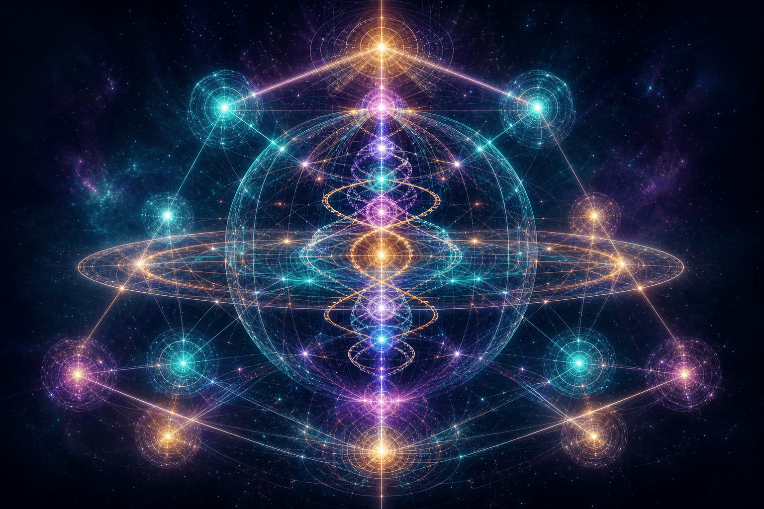Holographic energy field representing multi-dimensional healing
